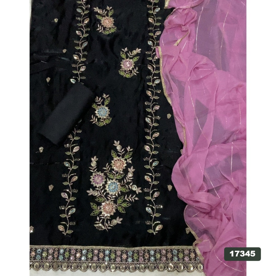 Skylon Silk Embroidery Suit Set