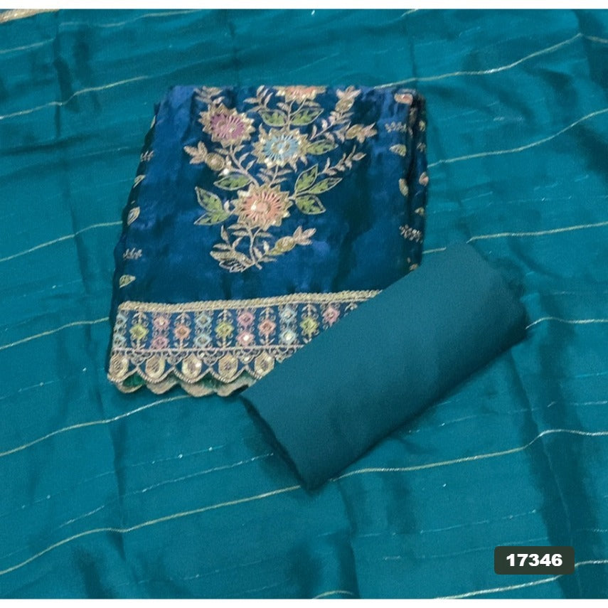 Skylon Silk Embroidery Suit Set
