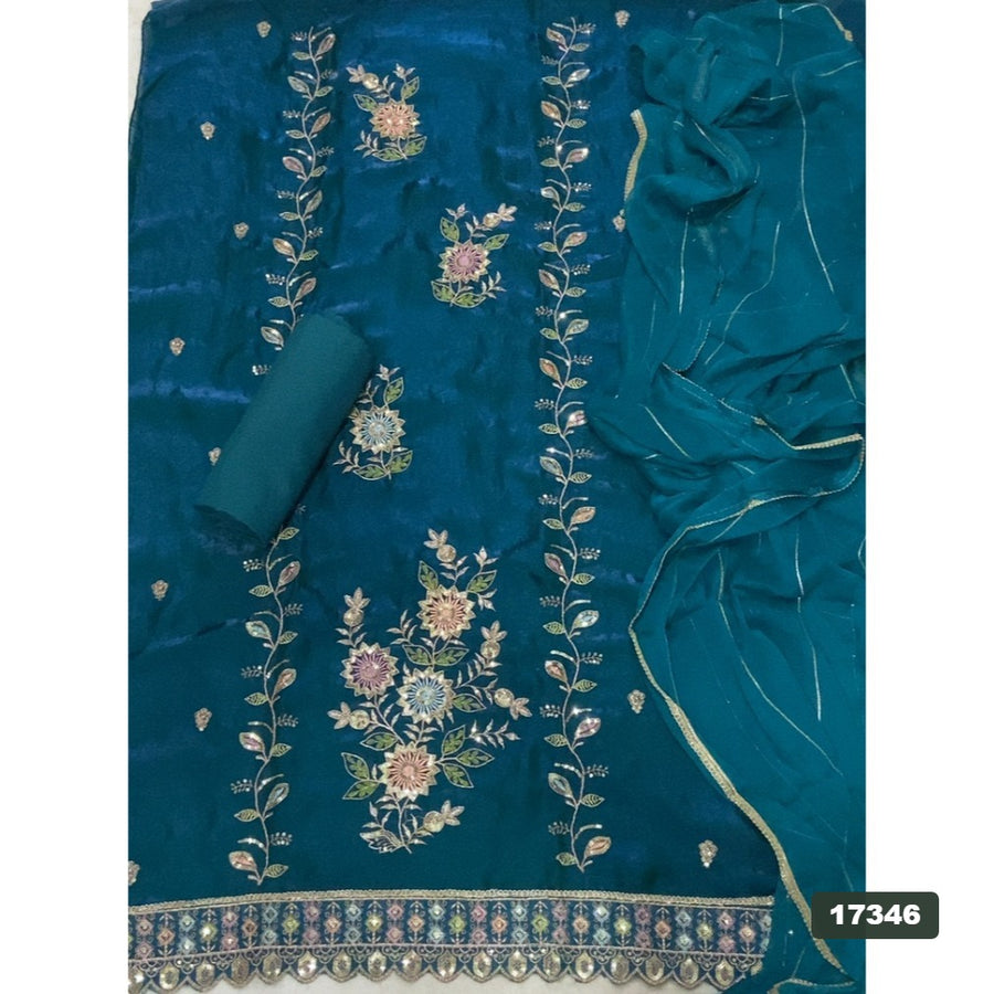 Skylon Silk Embroidery Suit Set