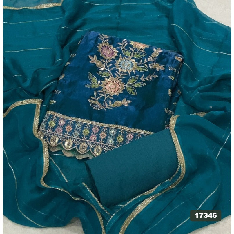 Skylon Silk Embroidery Suit Set