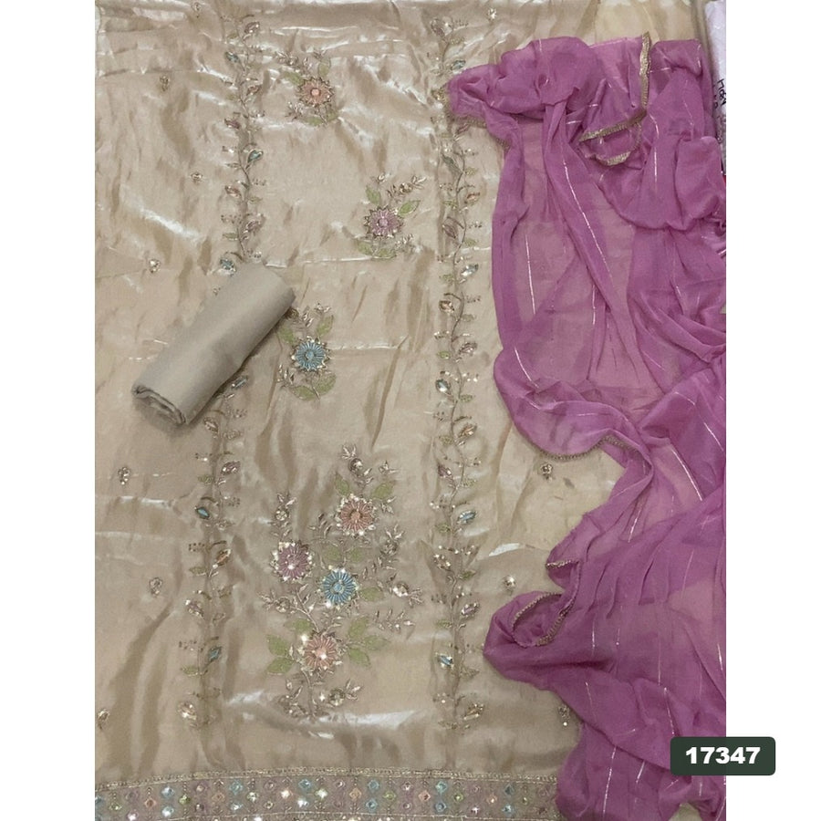 Skylon Silk Embroidery Suit Set