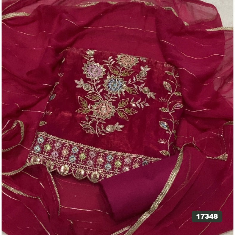 Skylon Silk Embroidery Suit Set