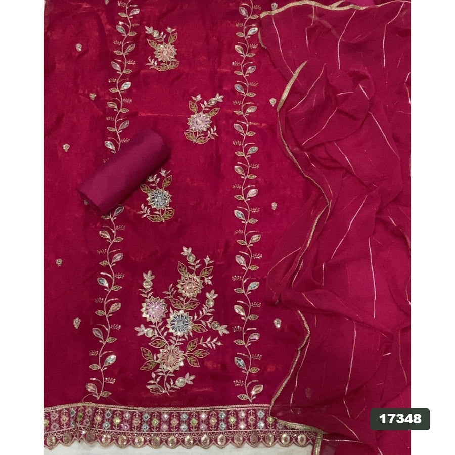 Skylon Silk Embroidery Suit Set