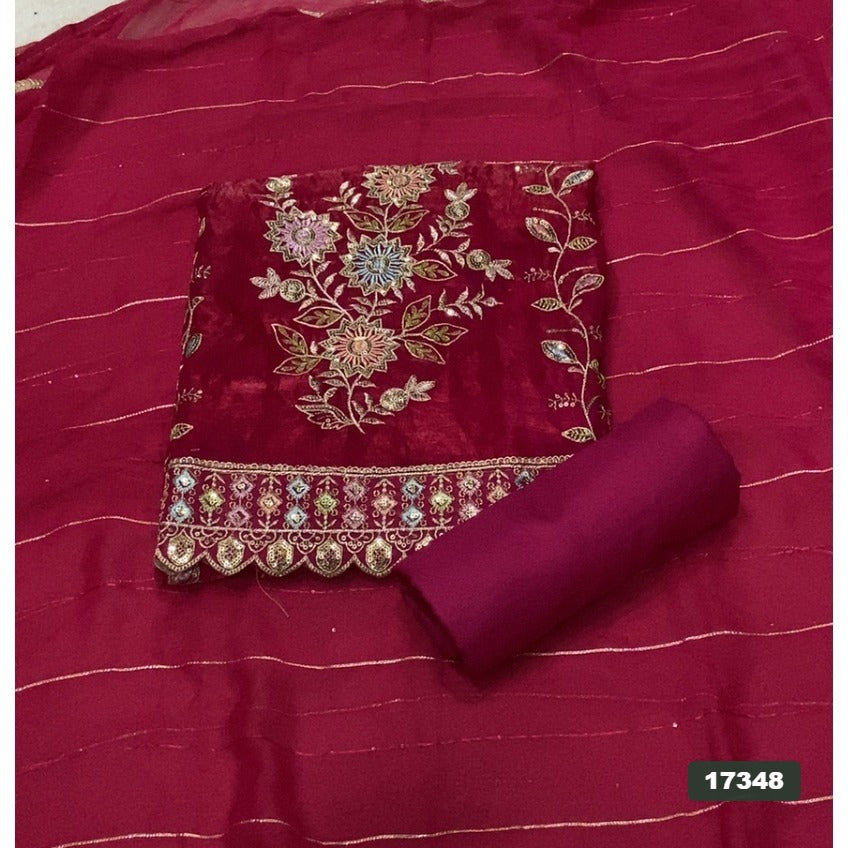 Skylon Silk Embroidery Suit Set