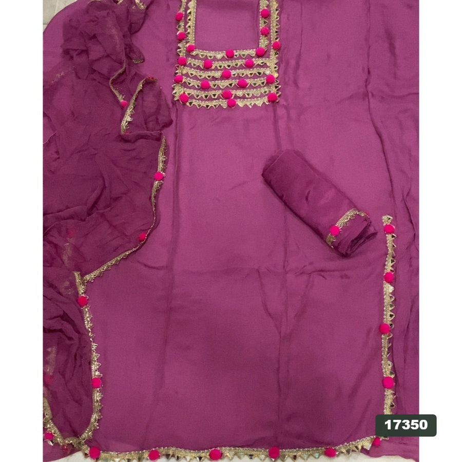 Pure Organza Premium Edit Suit Set