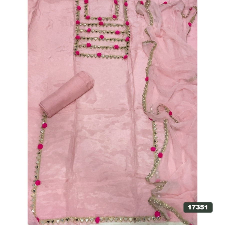 Glass Organza Premium Edit Suit Set