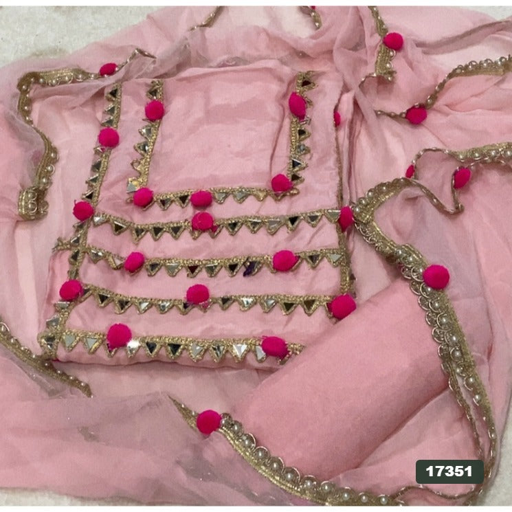 Glass Organza Premium Edit Suit Set