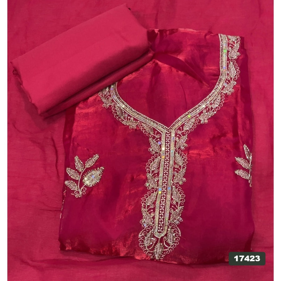 Silk Embroidery Suit Set