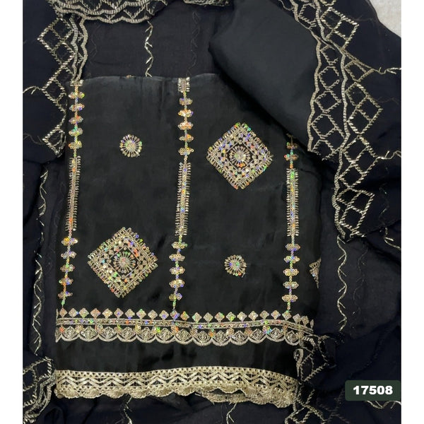 Silk Embroidery Suit Set