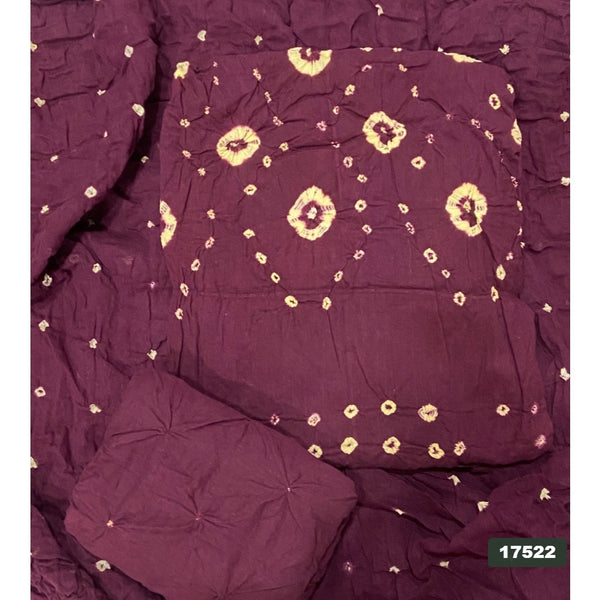 Pure Bandhej Cambric Cotton Suit Set
