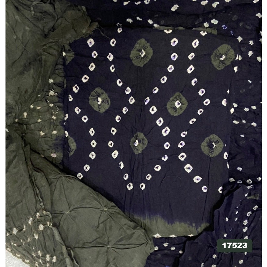 Pure Bandhej Cambric Cotton Suit Set