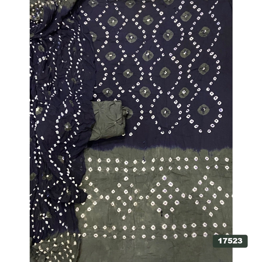 Pure Bandhej Cambric Cotton Suit Set