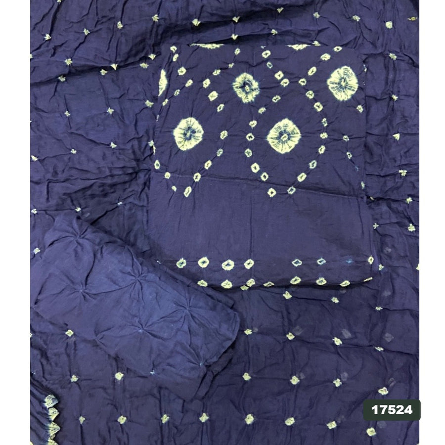 Pure Bandhej Cambric Cotton Suit Set