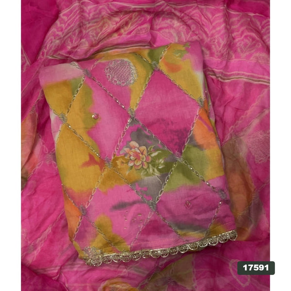 Jaam Silk Embroidery Suit Set