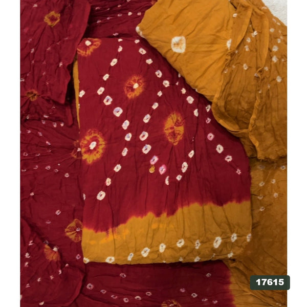 Pure Bandhej Cambric Cotton Suit Set