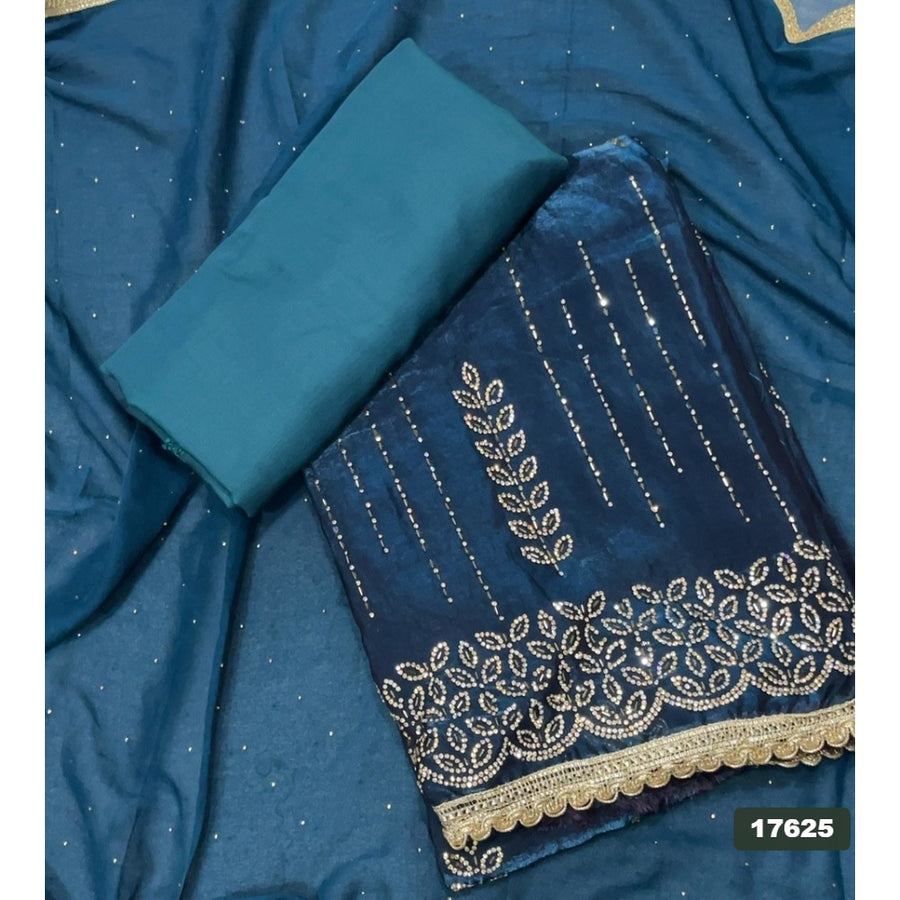 Silk Embroidery Suit Set