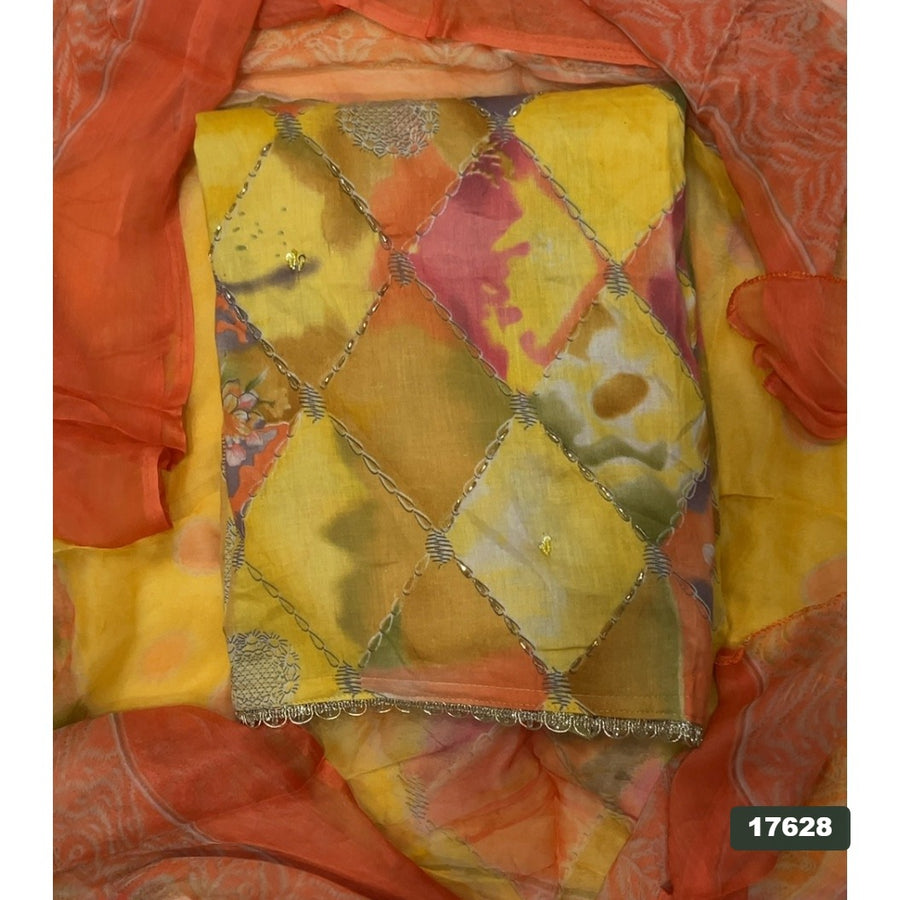 Jaam Silk Embroidery Suit Set