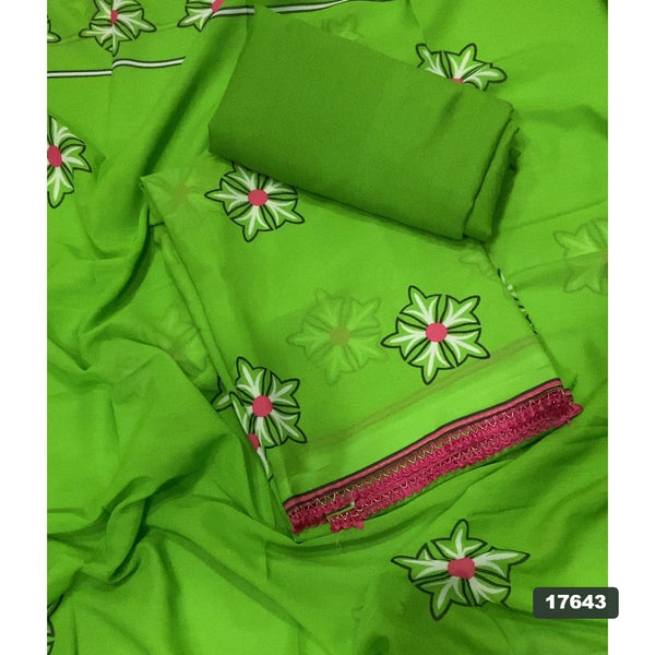 Gorgette Silk Embroidery Suit Set