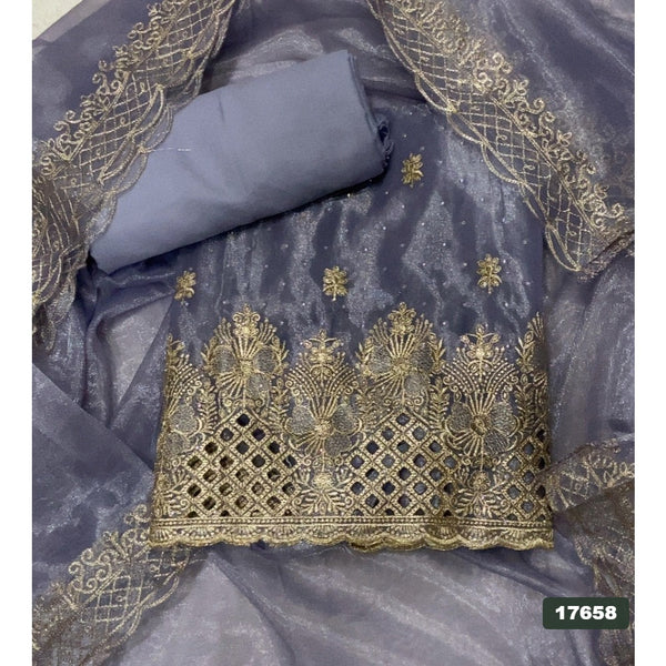 Silk Embroidery Suit Set