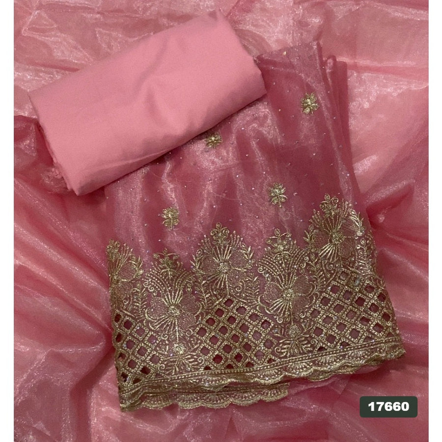 Silk Embroidery Suit Set