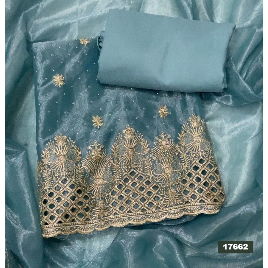 Silk Embroidery Suit Set