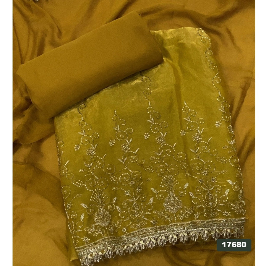 Silk Embroidery Suit Set