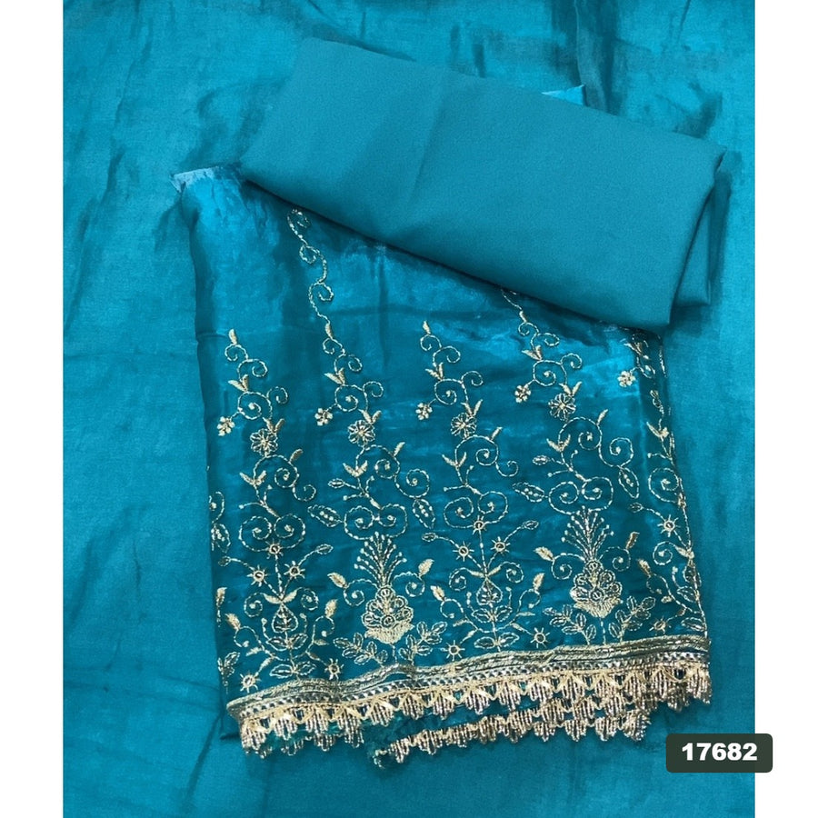 Silk Embroidery Suit Set