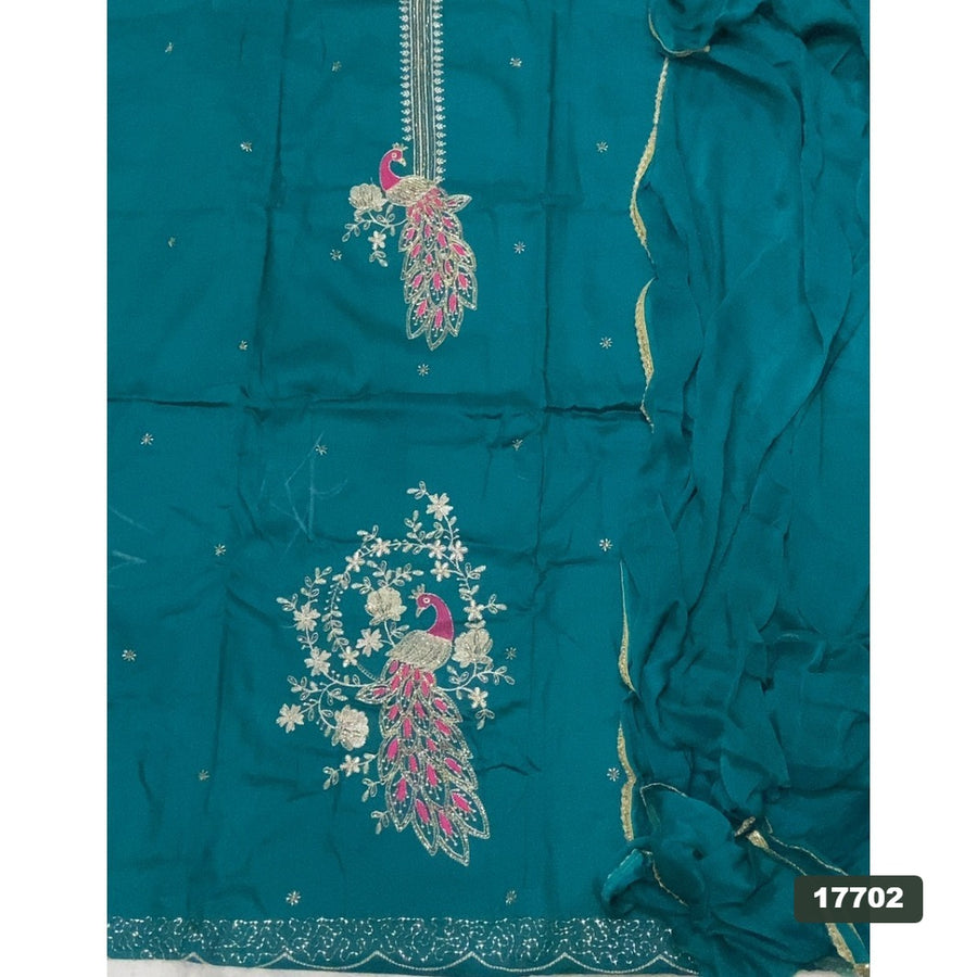 Jaam Silk Embroidery Suit Set