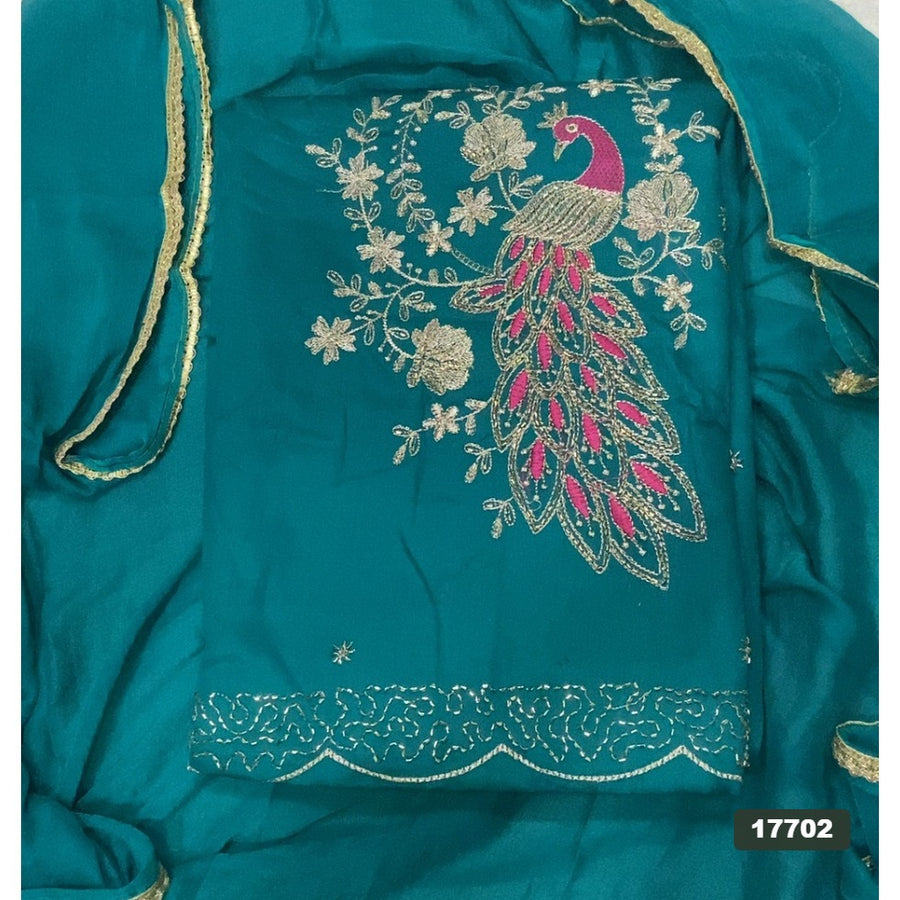 Jaam Silk Embroidery Suit Set