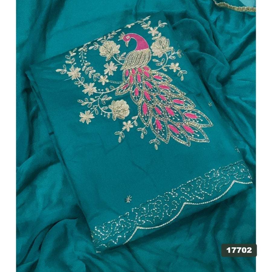 Jaam Silk Embroidery Suit Set