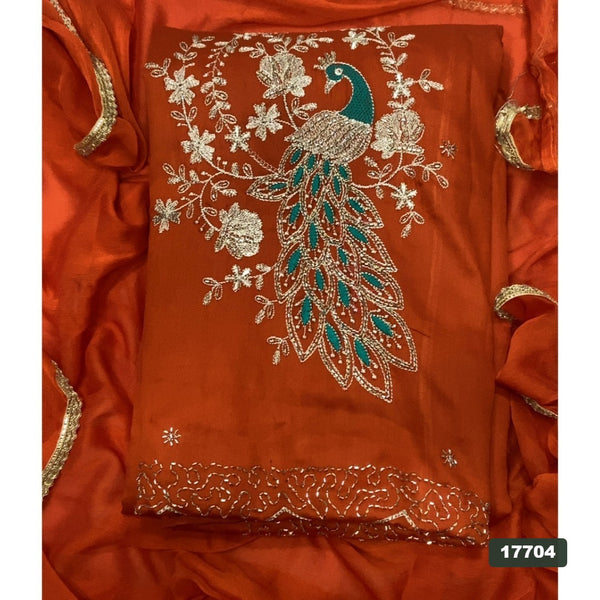 Jaam Silk Embroidery Suit Set