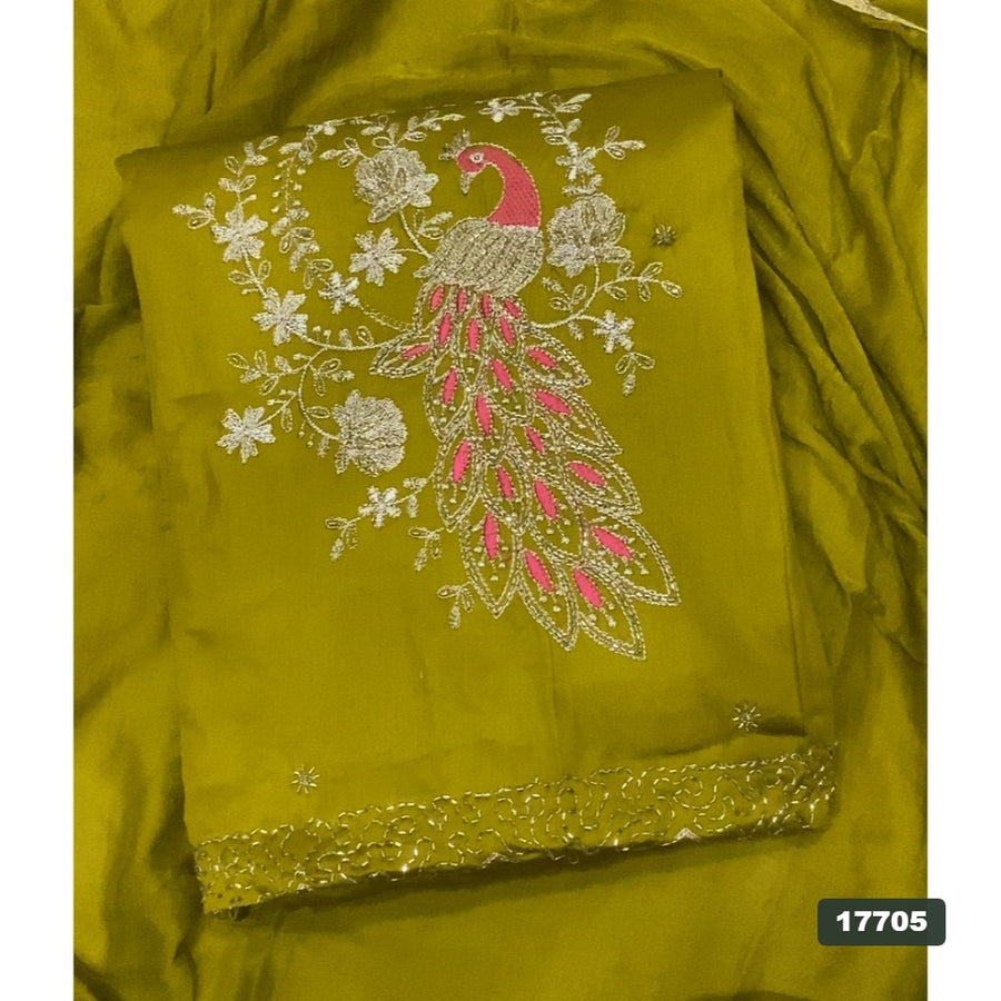 Jaam Silk Embroidery Suit Set