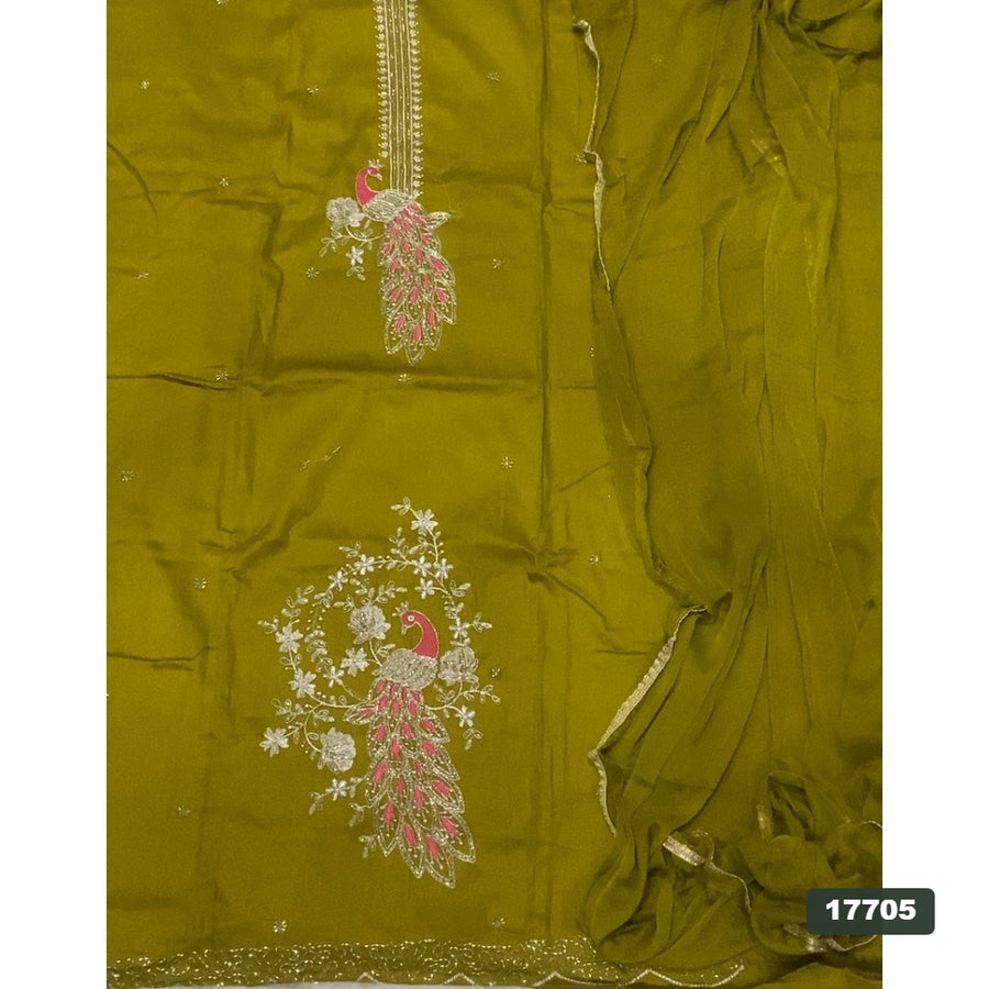 Jaam Silk Embroidery Suit Set
