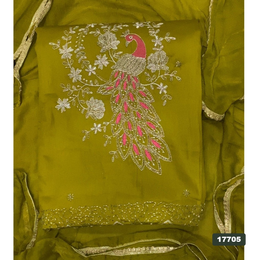Jaam Silk Embroidery Suit Set