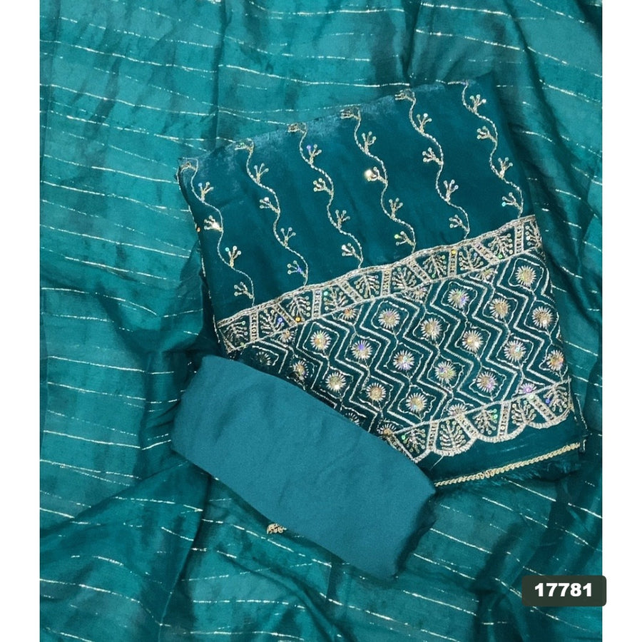 Silk Embroidery Suit Set