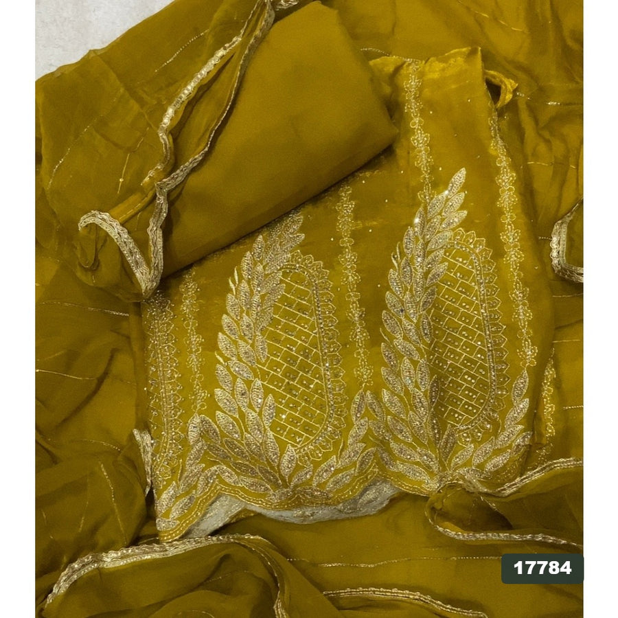 Silk Embroidery Suit Set