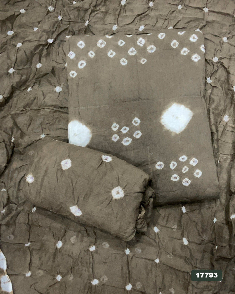 Pure Bandhej Cambric Cotton Suit Set