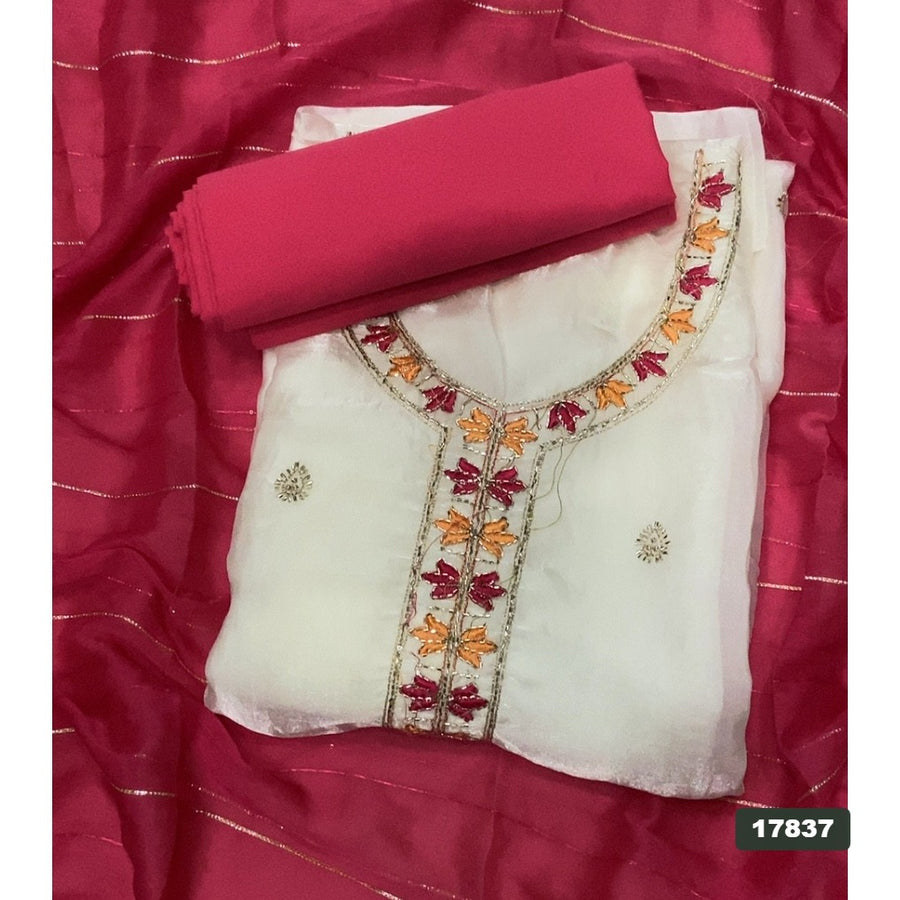 Silk Embroidery Suit Set
