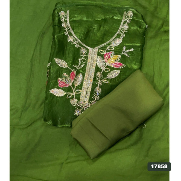 Silk Embroidery Suit Set