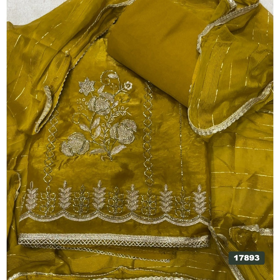 Silk Embroidery Suit Set