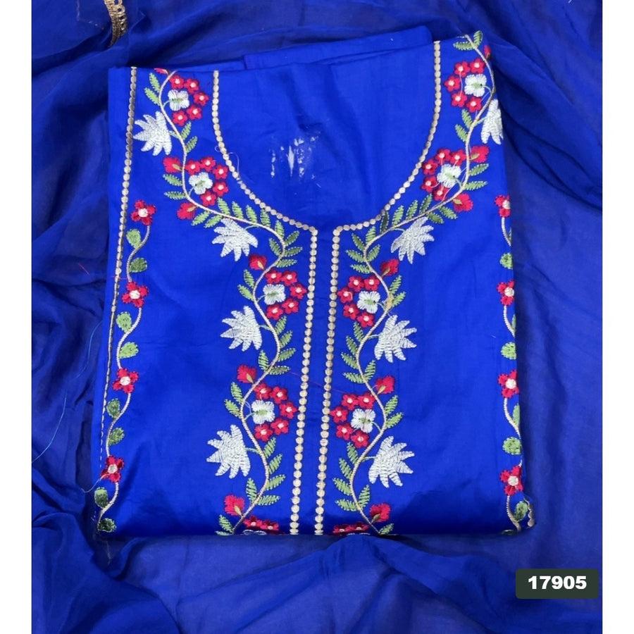 Jaam Silk Embroidery Suit Set