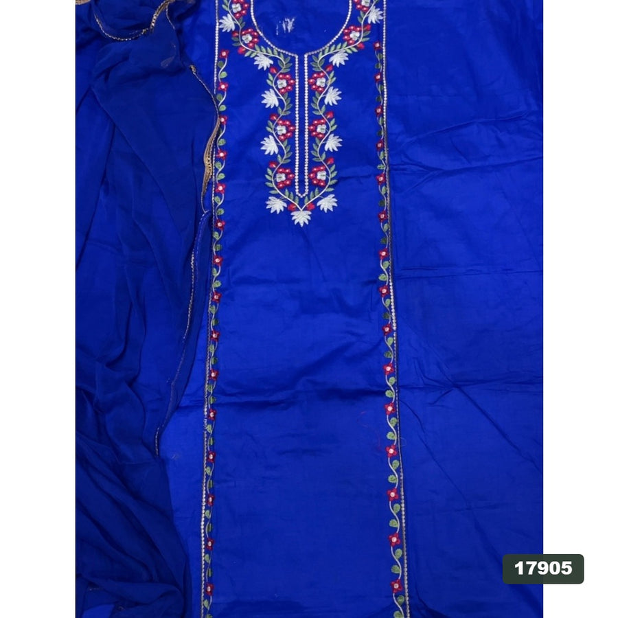 Jaam Silk Embroidery Suit Set