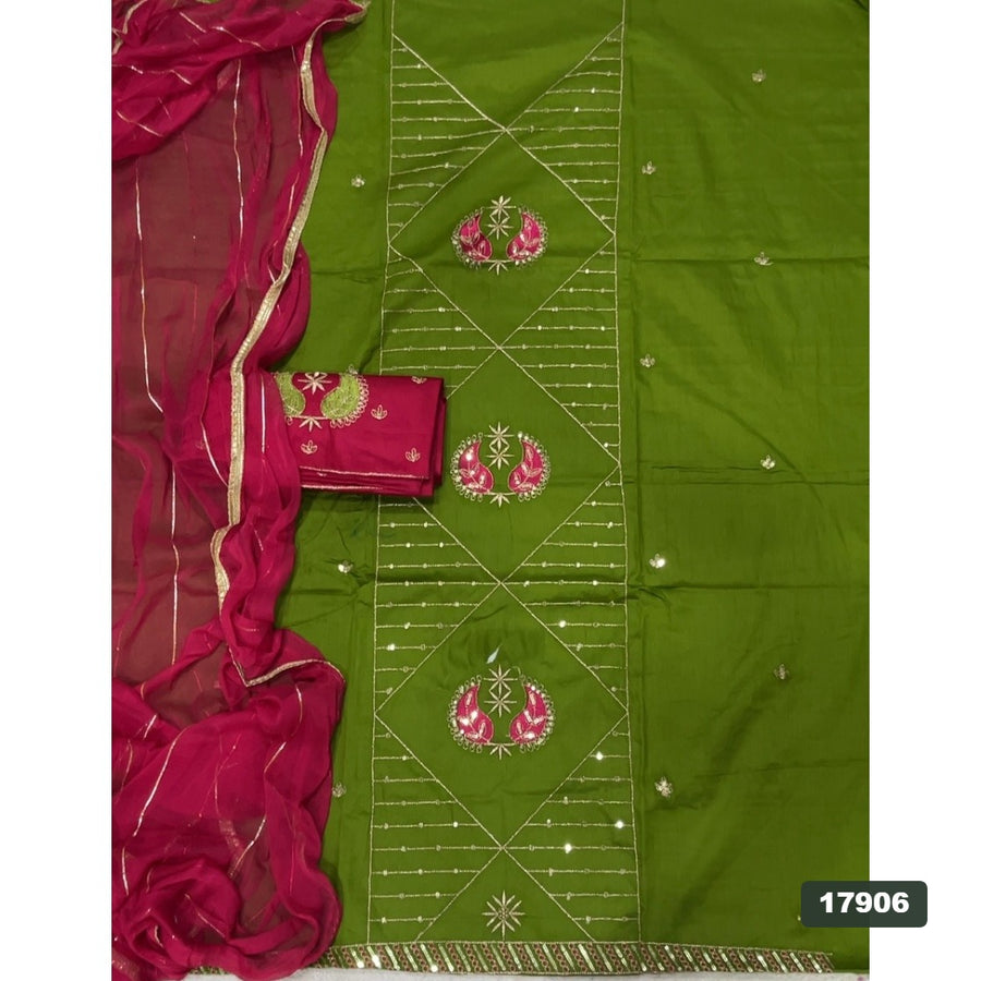 Jaam Silk Embroidery Suit Set