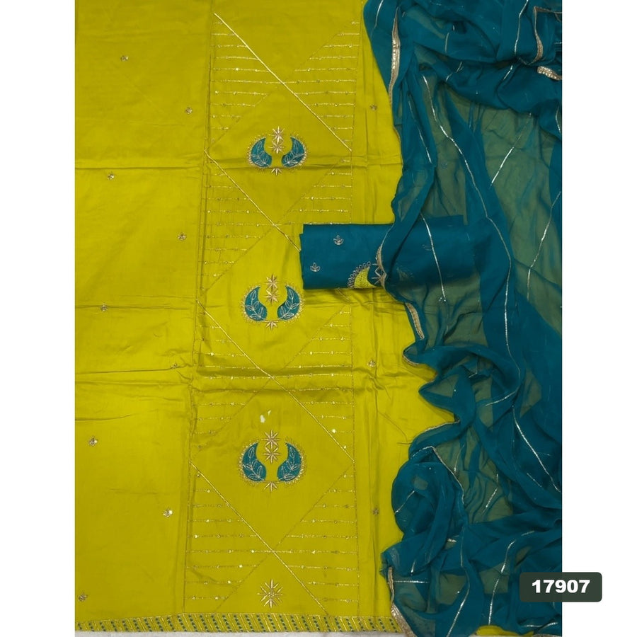 Jaam Silk Embroidery Suit Set