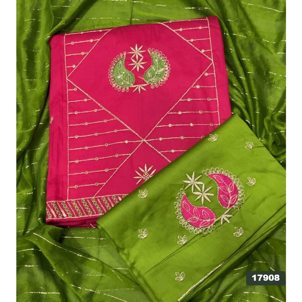Jaam Silk Embroidery Suit Set