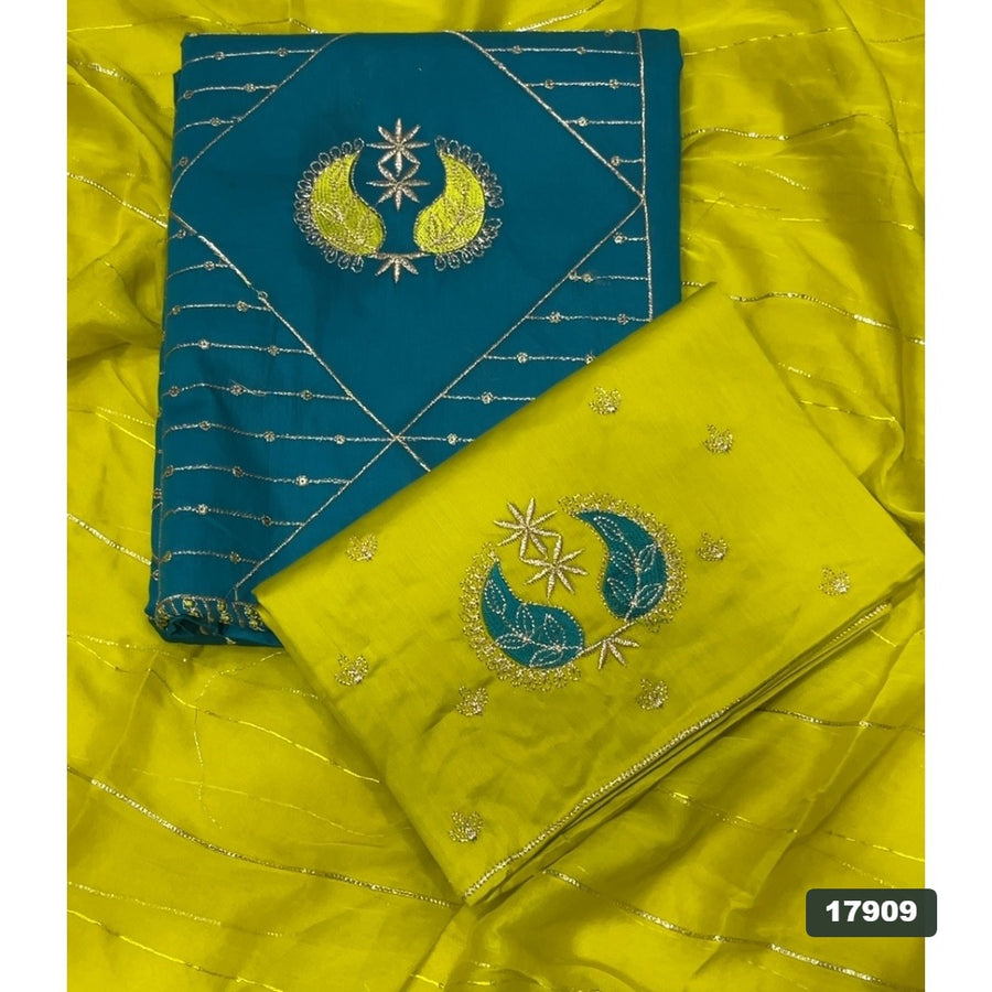 Jaam Silk Embroidery Suit Set