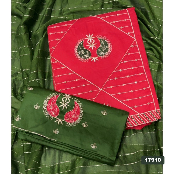 Jaam Silk Embroidery Suit Set