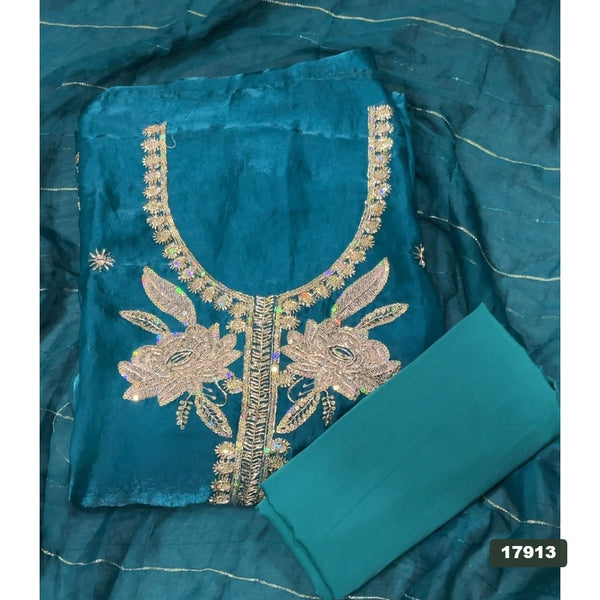 Silk Embroidery Suit Set