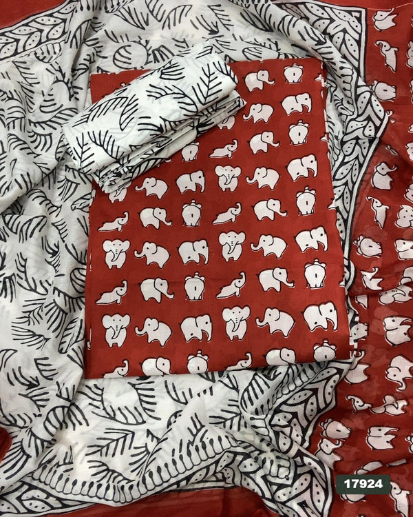 Celestial Pure Cotton Print Suit Set (Luxury Feel)