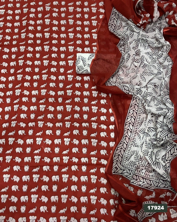 Celestial Pure Cotton Print Suit Set (Luxury Feel)